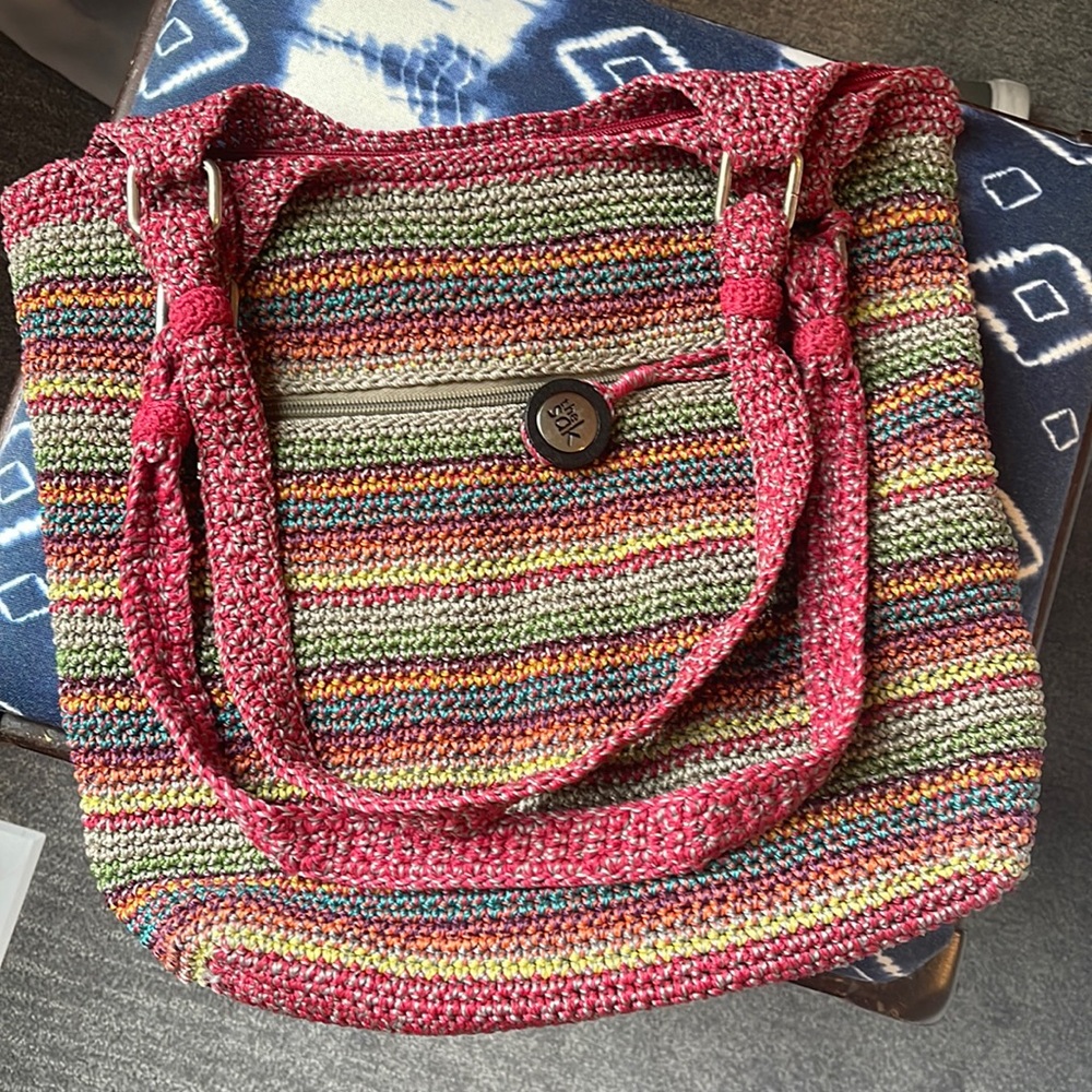 The Sak crochet boho purse